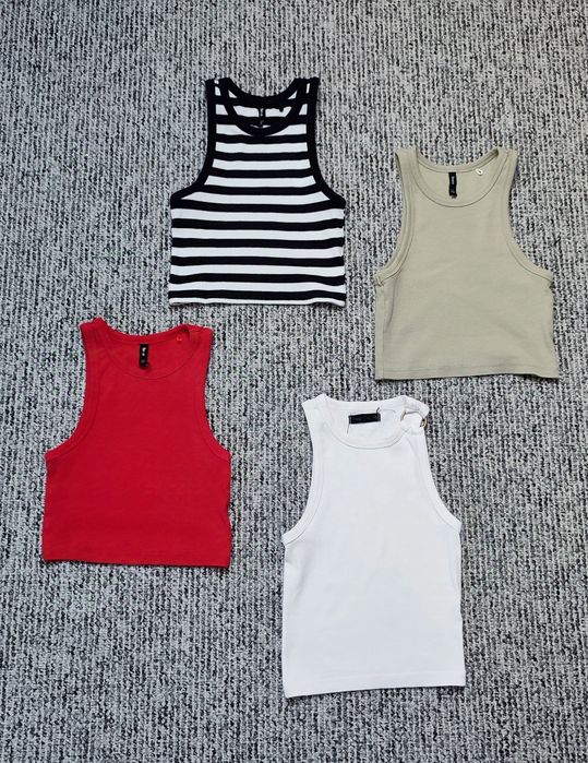 Crop top xs 152 158 zestaw