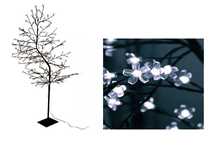 CCLIFE Drzewko LED Wiśnia 180cm 200 LED Zimna Biel IP44