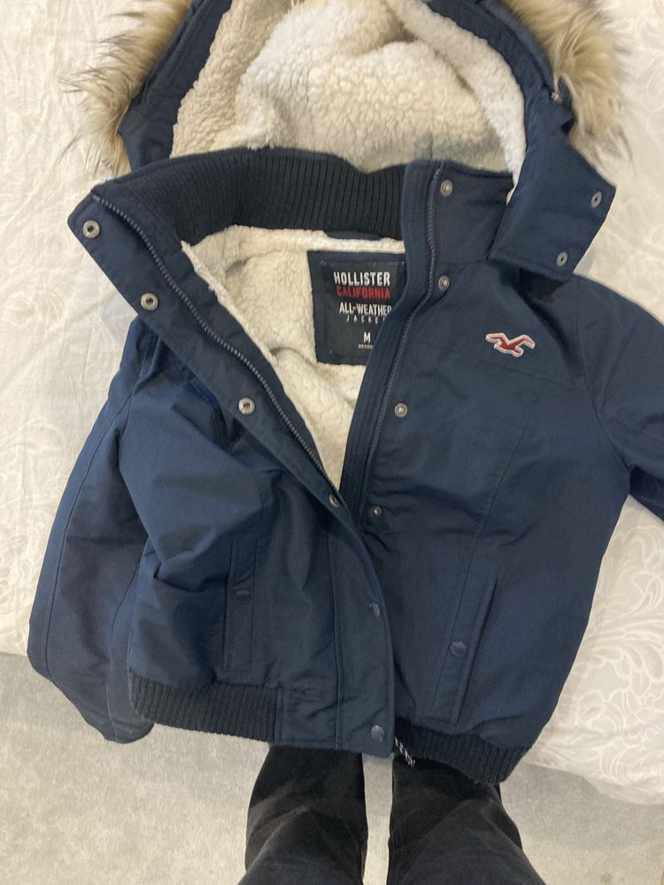 Casaco HOLLISTER azul M