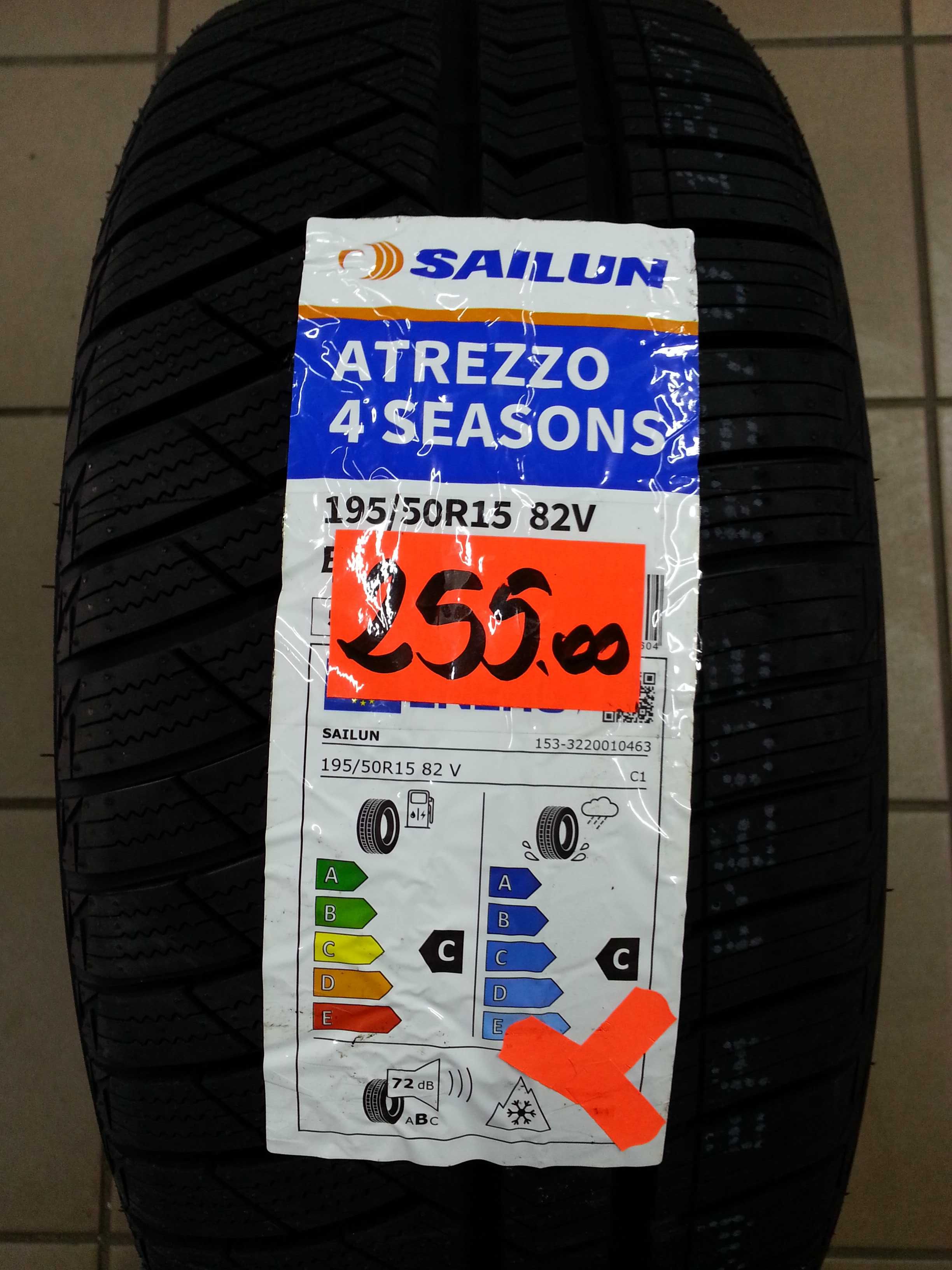 Opony wielosezonowe całoroczne 195/50r15 82V Sailun Atrezzo 4Seasons