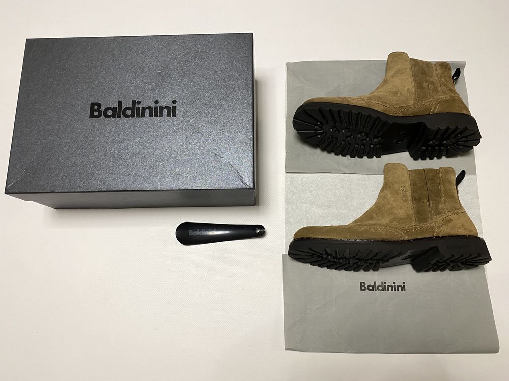 Ботинки Челси мужские Замша Baldinini U2B310SOFT Размер 41 42 43 28см.
