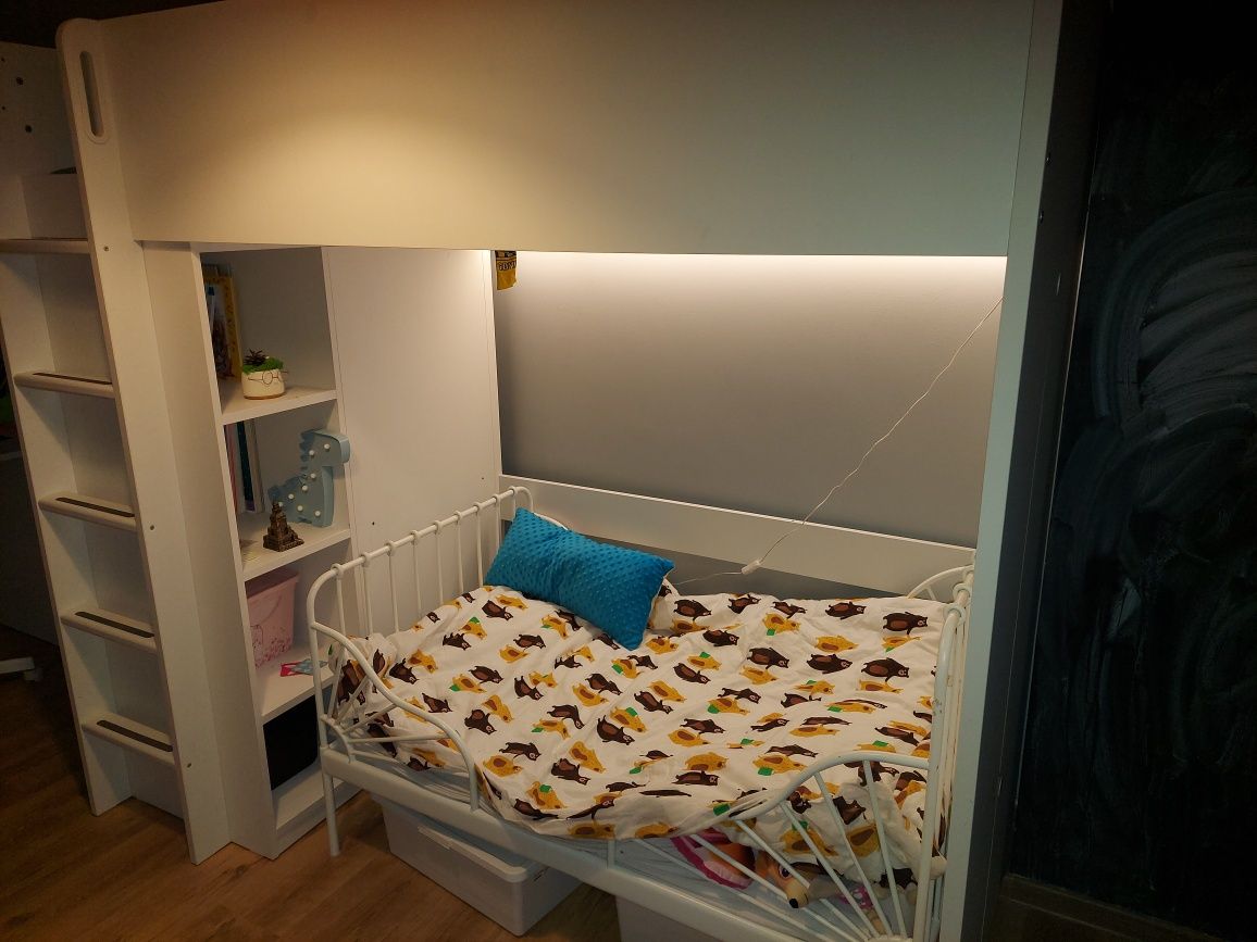 Łóżko dzieciece rozsuwane IKEA Minnen
