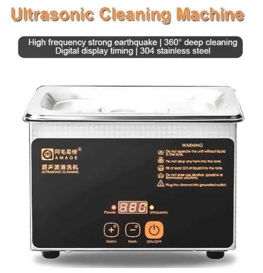 Ультразвуковая ванна Amaoe UC-L08 уз мойка мийка 0.8 л 35W металева