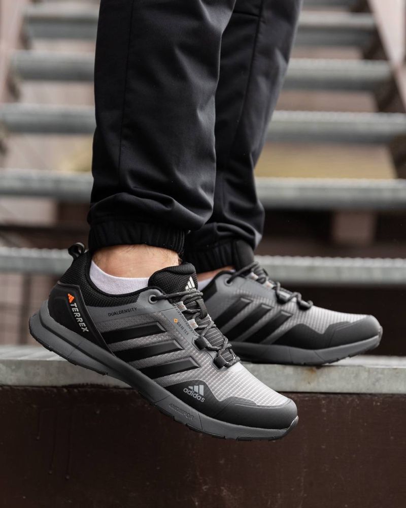 Чоловічі кросівки адідас терекс Adidas Terrex Light GTX Grey Black