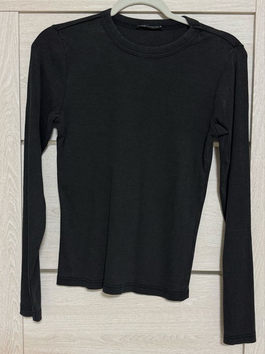 Базовий лонг Zara у рубчик