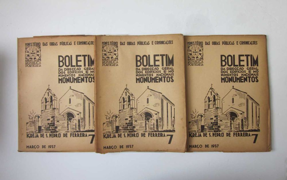 BOLETIM da D. G. dos Edifícios e Monumentos Nacionais [Nºs 01 a 10]