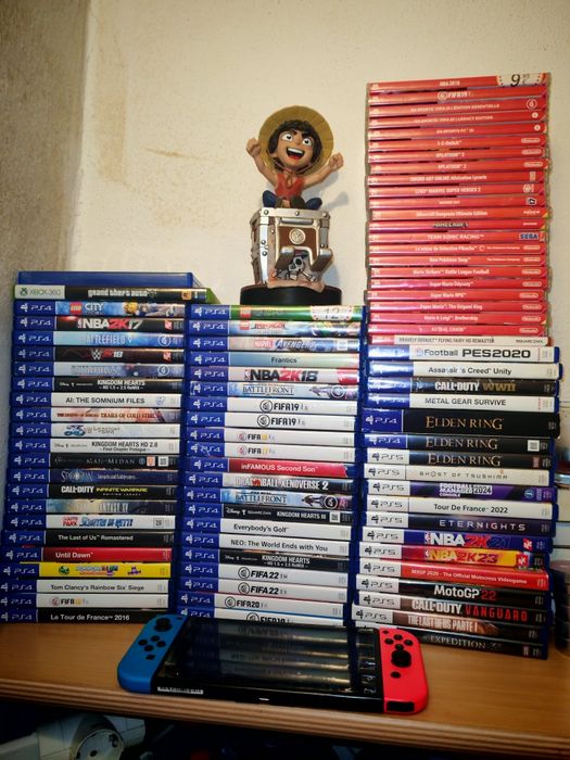 Jogos de consola PlayStation 4/5 e switch