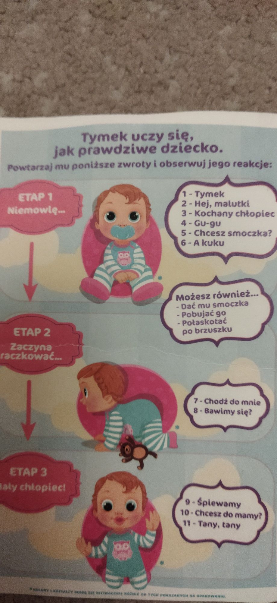 Interaktywna lalka Tymek