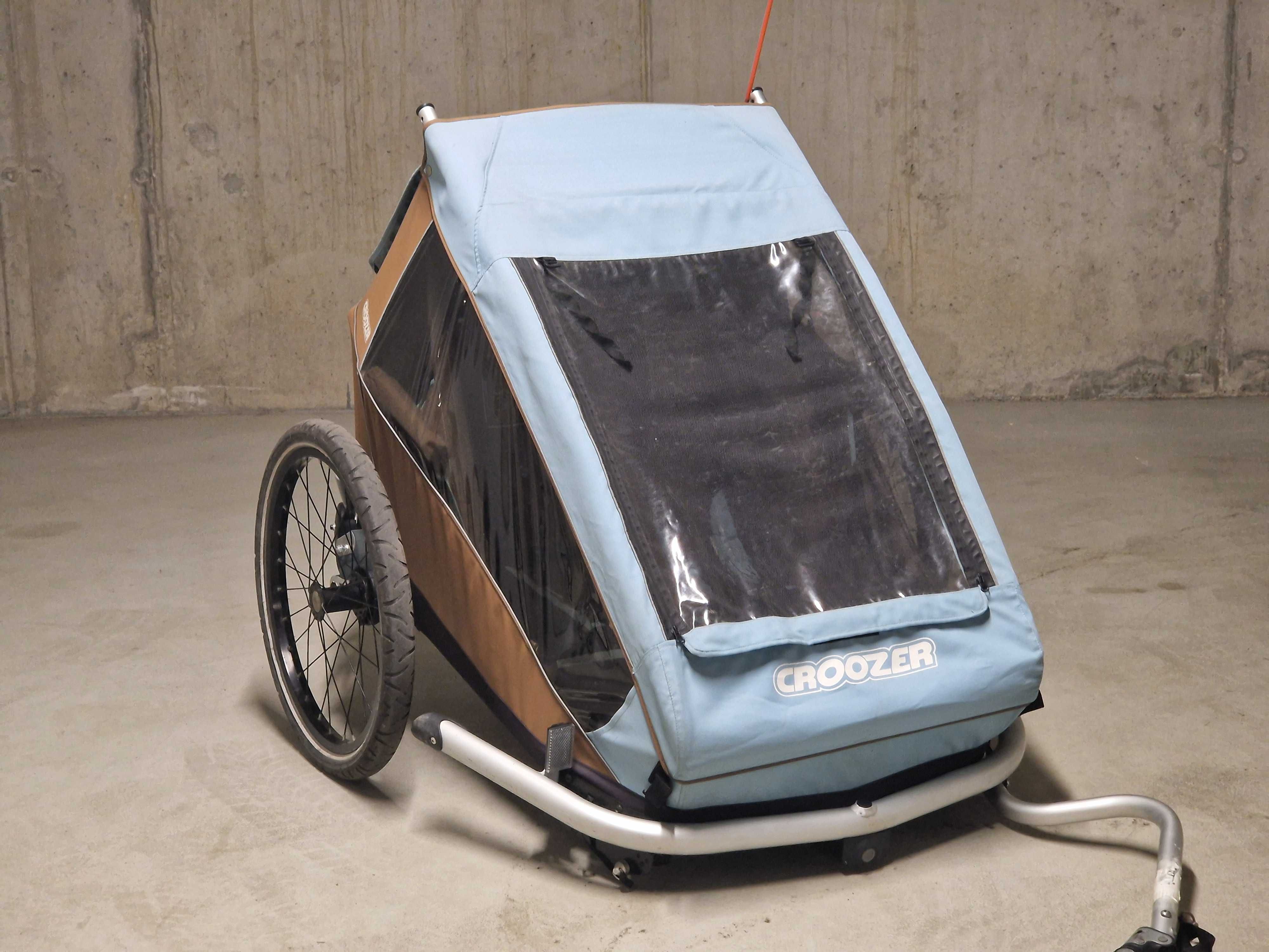 Croozer Kid Plus 2 Led amortyzacja przyczepka rowerowa 3w1