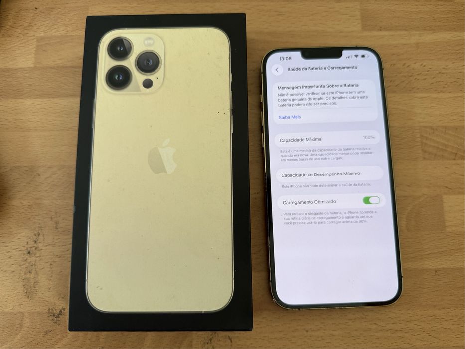 Iphone 13 pro max 128gb desbloqueado caixa(ACEITO RETOMA)