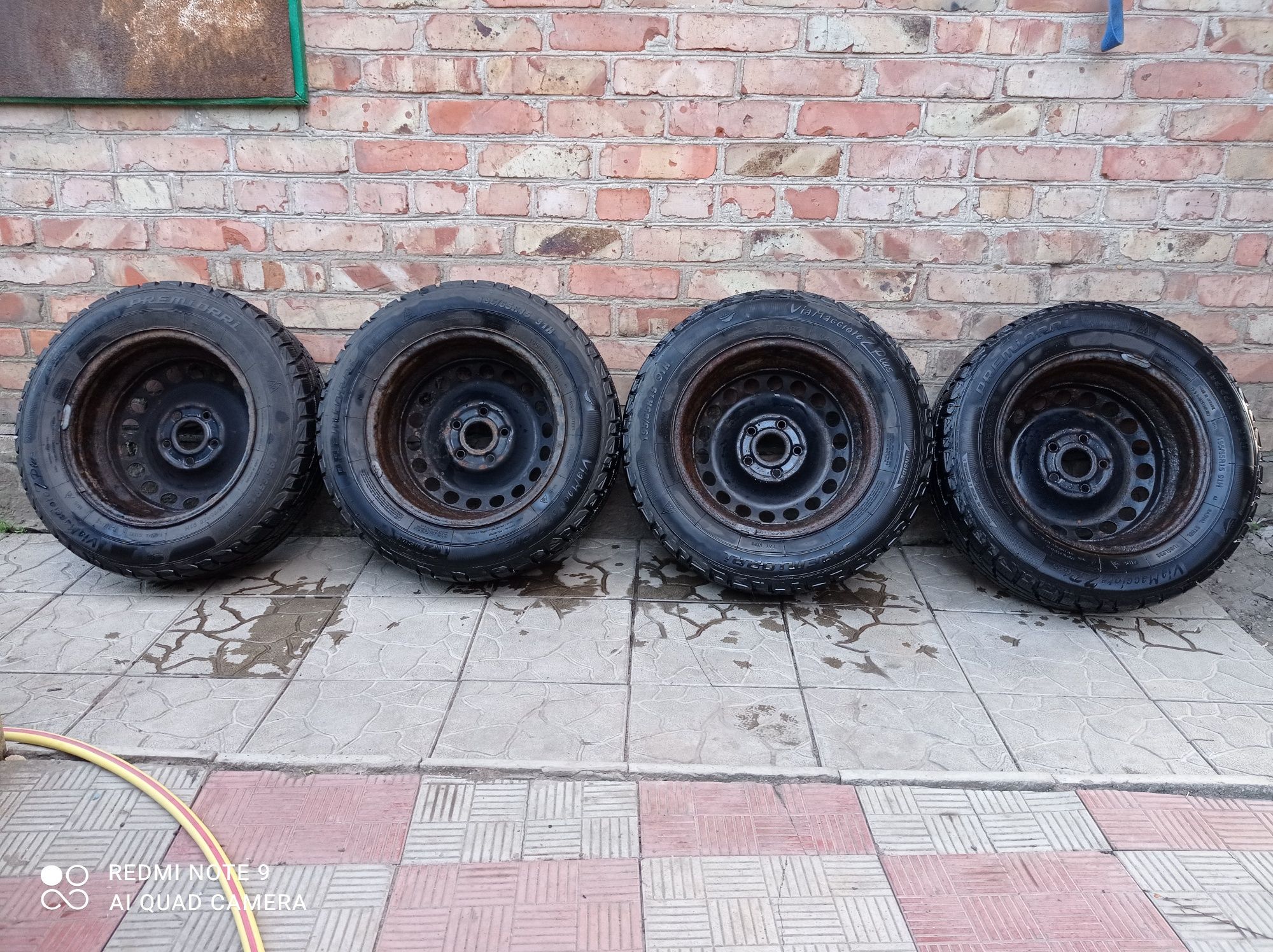 Резина зима,R15/195/65. колёса в сборе.для автомобиля Шкода А5