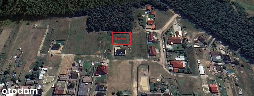 REZERWACJA Piękna działka pod lasem w Starym Luboszu