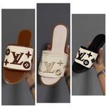 Женские шлепанцы Louis Vuitton Slides шлепки луи виттон шльопанці