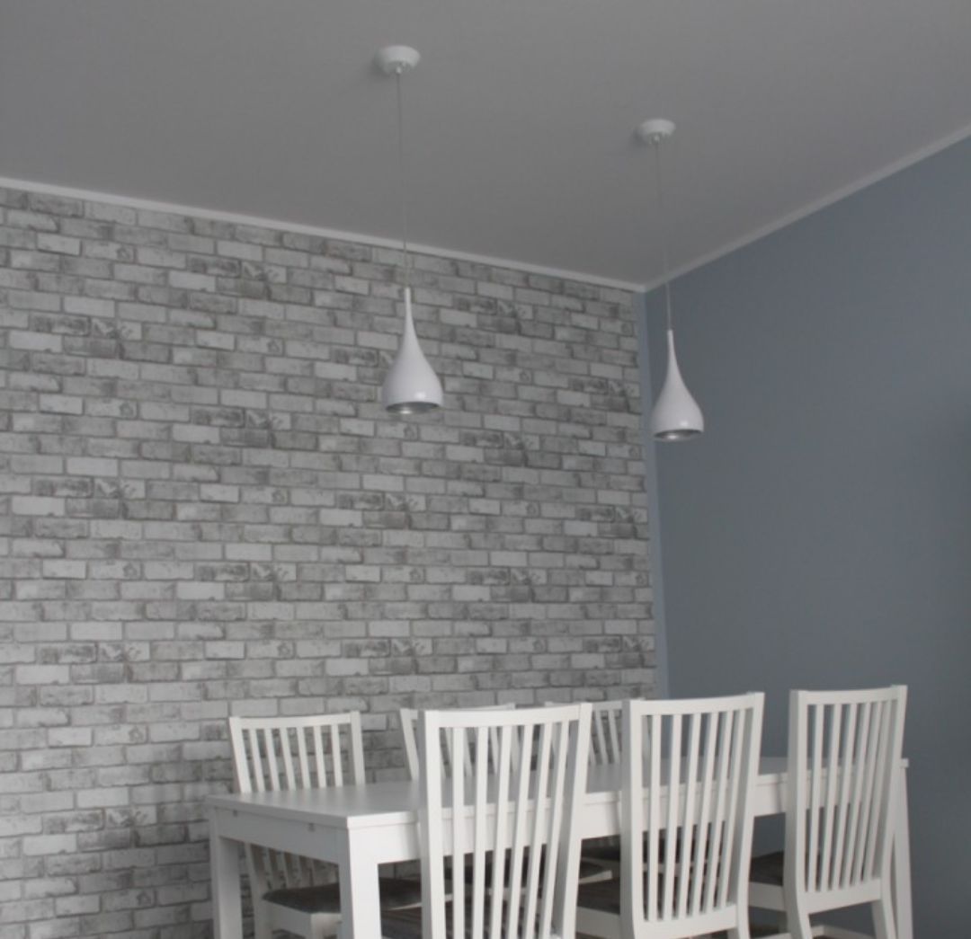 Zestaw lamp 2 pojedyncze + 3 na kole BRW  białe łezki drops krople bia