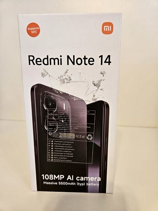 Мобільний телефон Xiaomi Redmi Note 14 8/256GB NFC Midnight Black