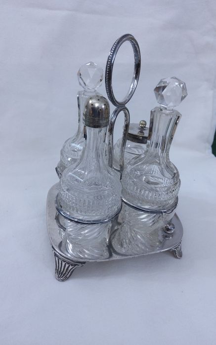 GALHETEIRO de VIAGEM em Prata Inglesa 92,5 % de 1930