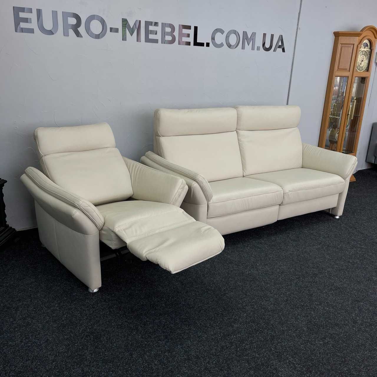 Шкіряний комплект диван з кріслом Німеччина