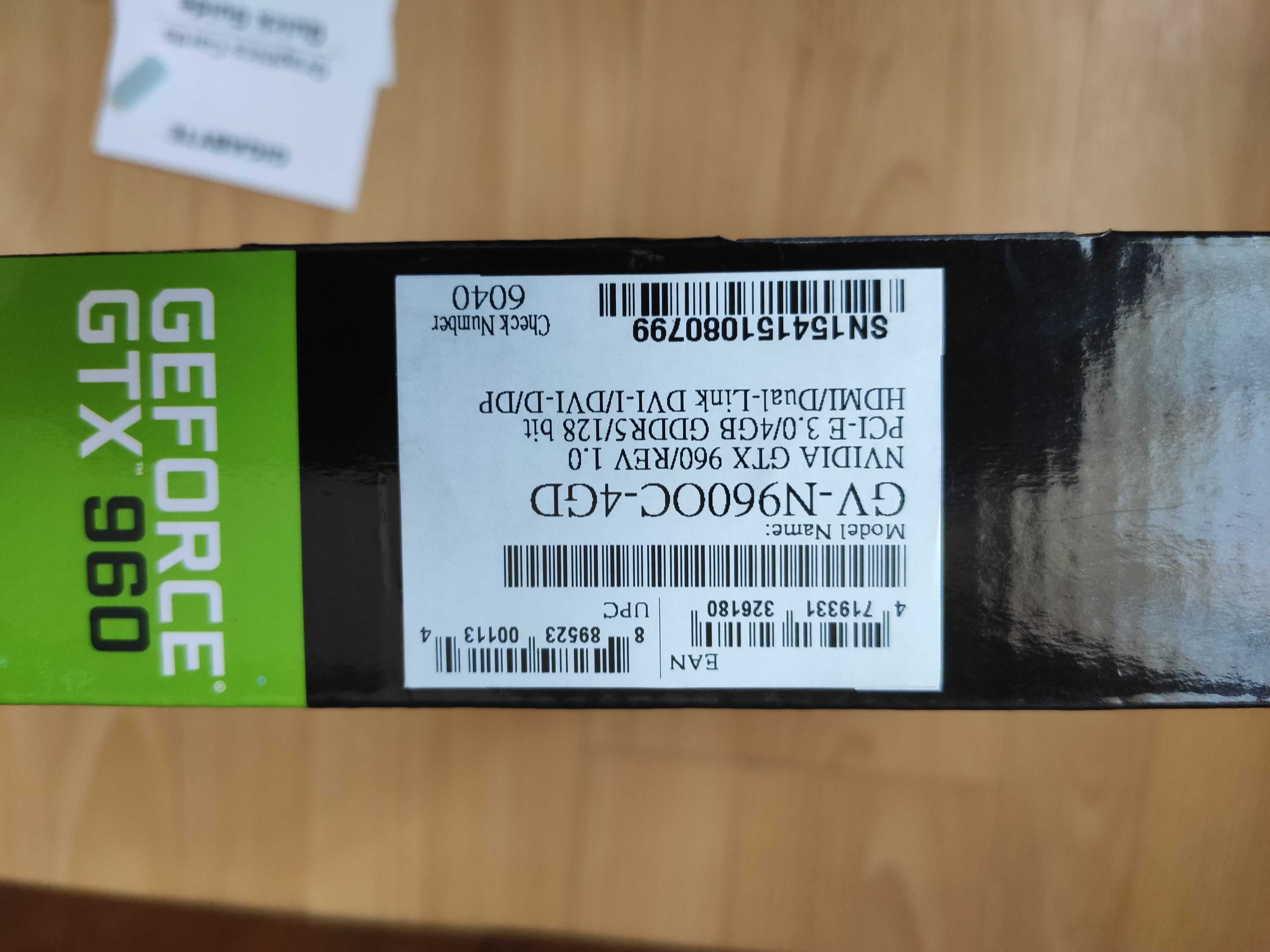 Karta graficzna Gigabyte Windforce Geforce GTX 960 4 GB DDR5 OC