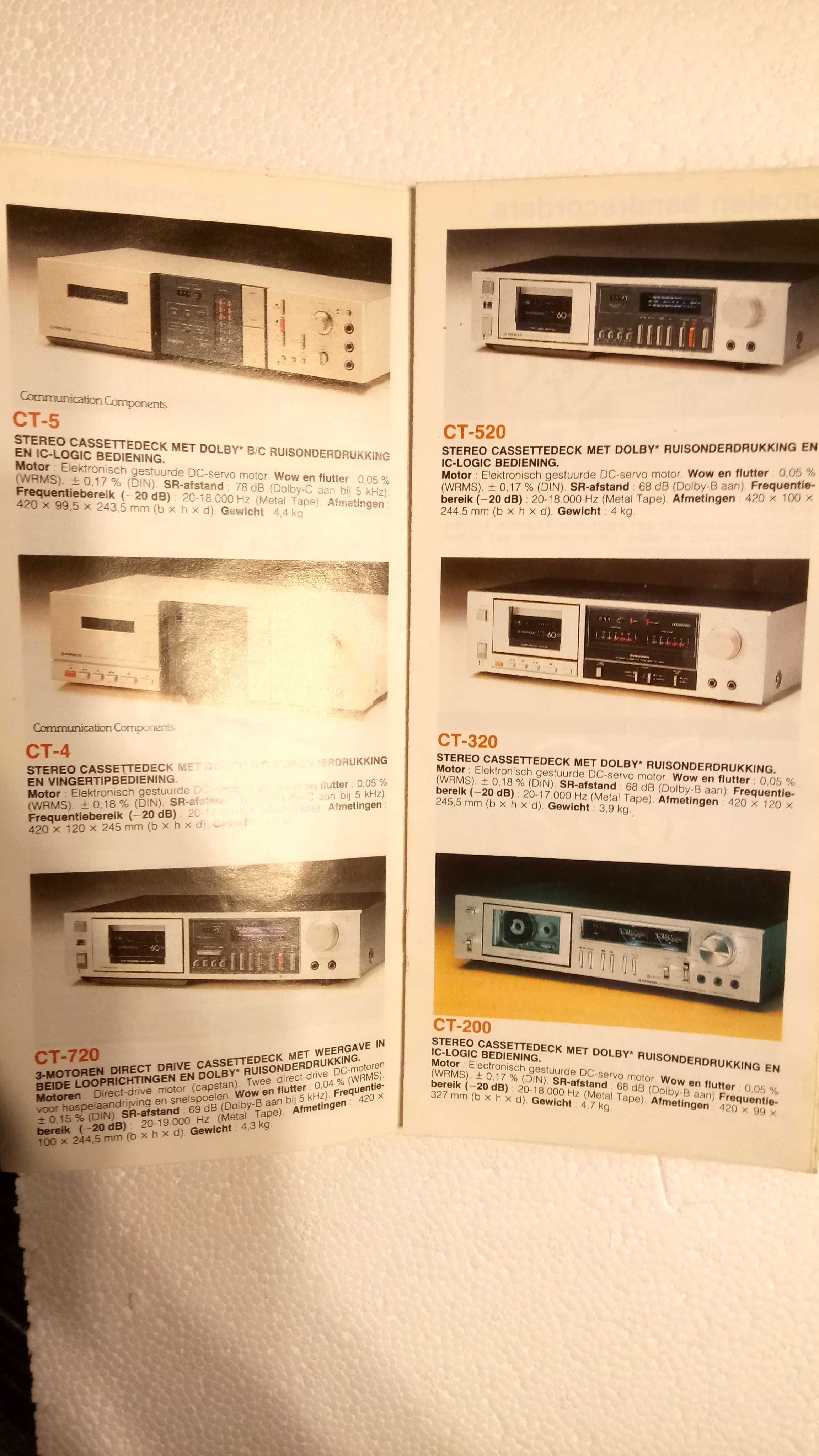 PIONEER HI - FI  каталог 1981 - 82г