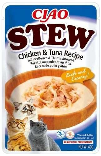 INABA CIAO Potrawka zestaw kurczak, tuńczyk, łosoś