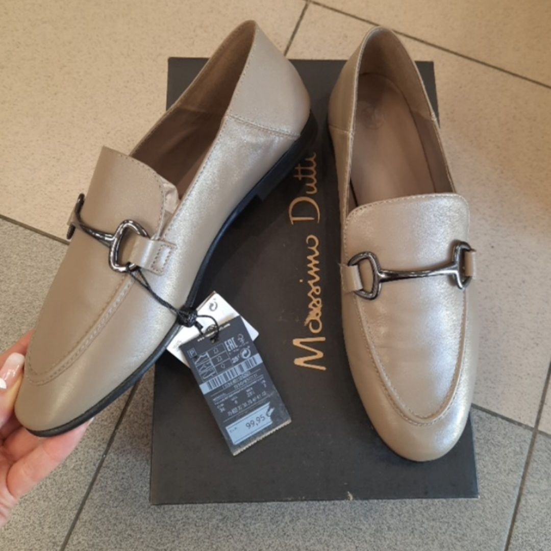 Лофери жін.шкіряні Massimo Dutti р.36(23,5см)