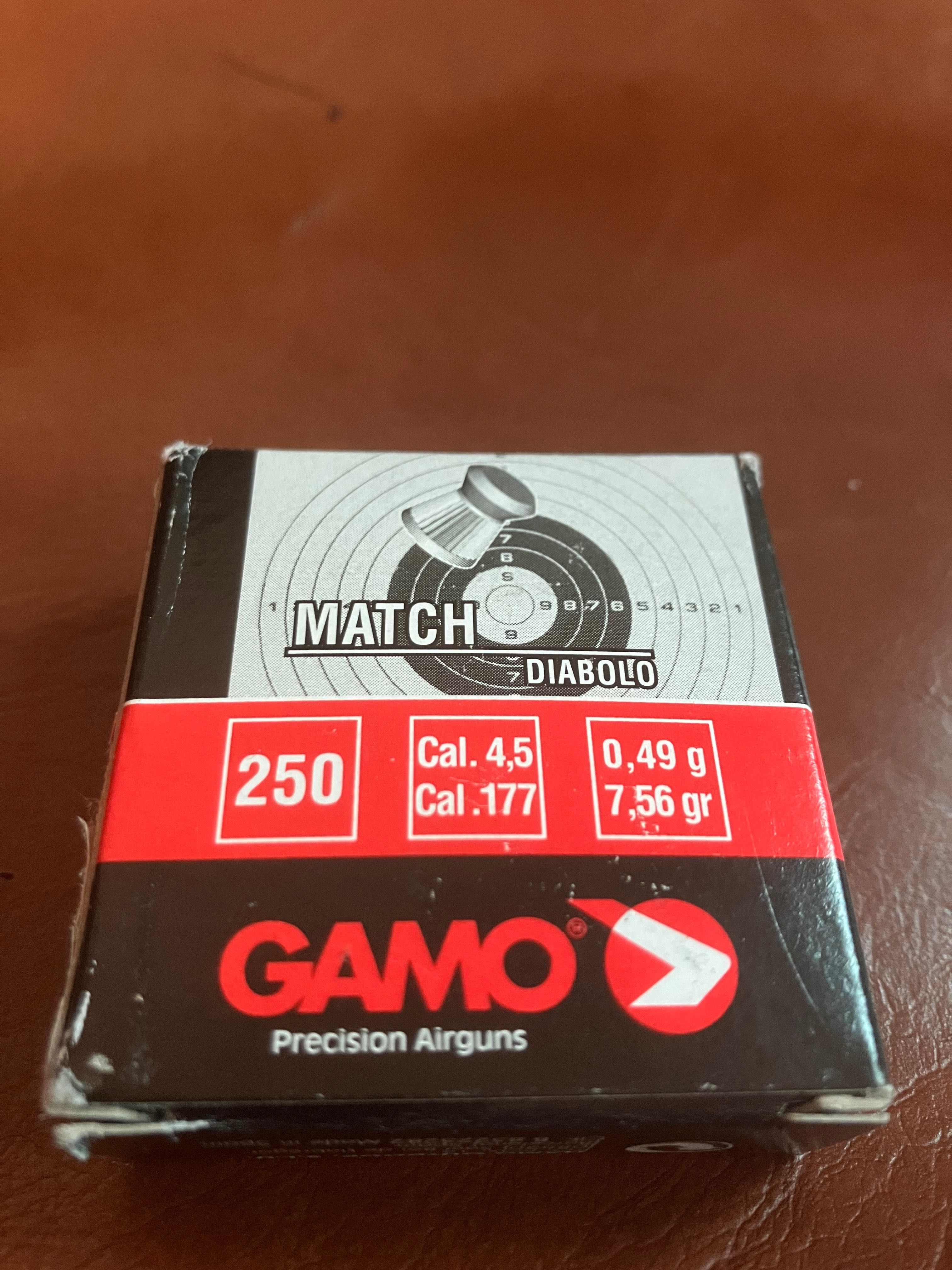 Caixas de chumbos 4.5mm com 250un 7,5€ (cada unidade)