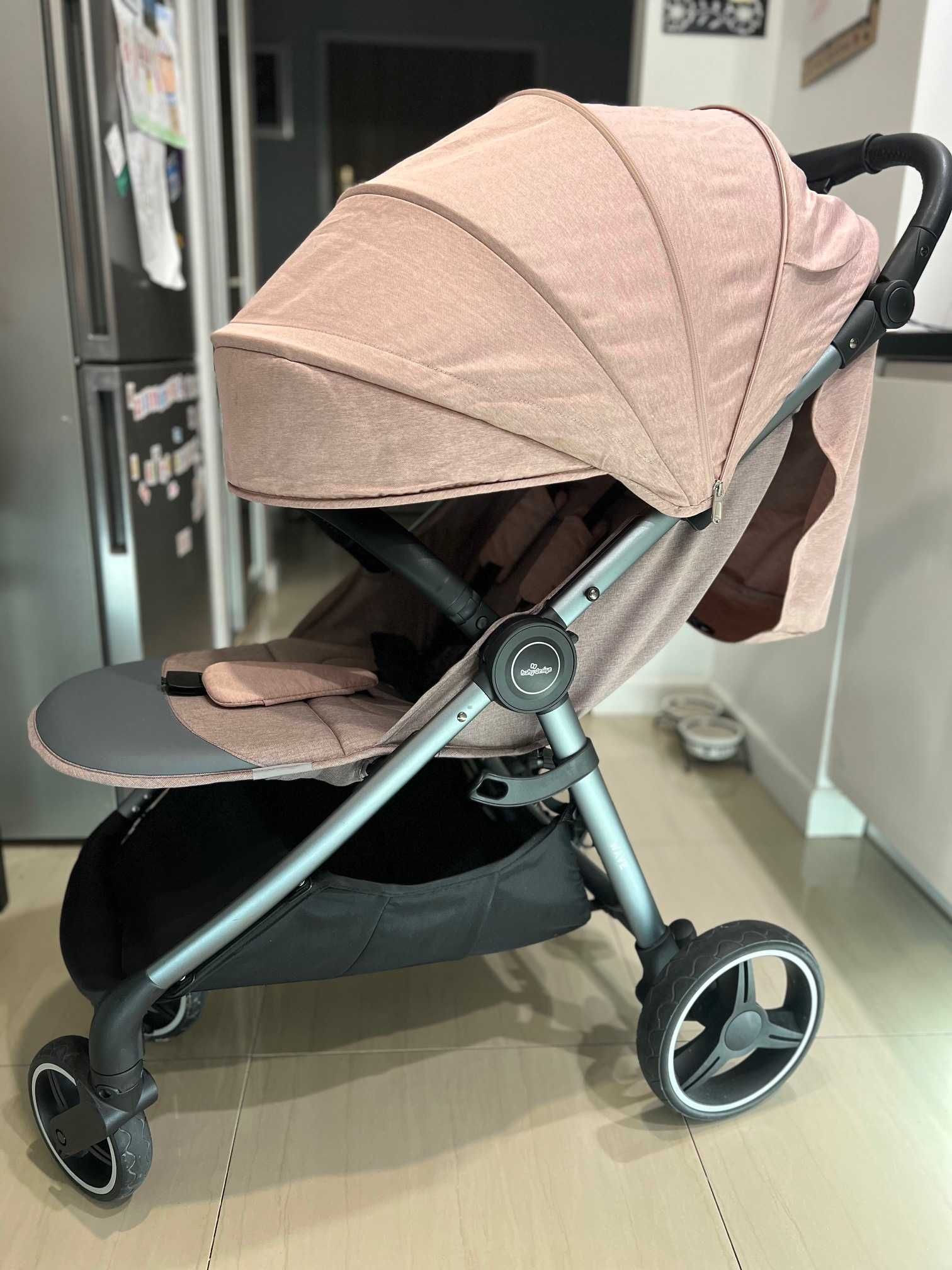 Wózek spacerówka Design Wave 108 PINK