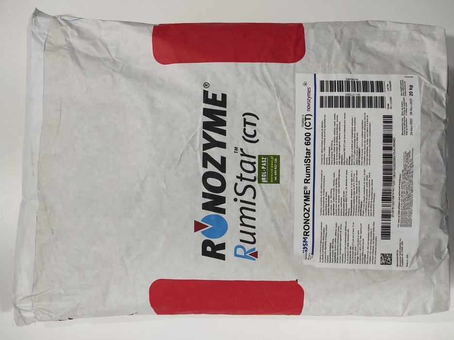 Ronozyme Rumistar poprawa strawności skrobi Amylaza dla bydła mleczneg