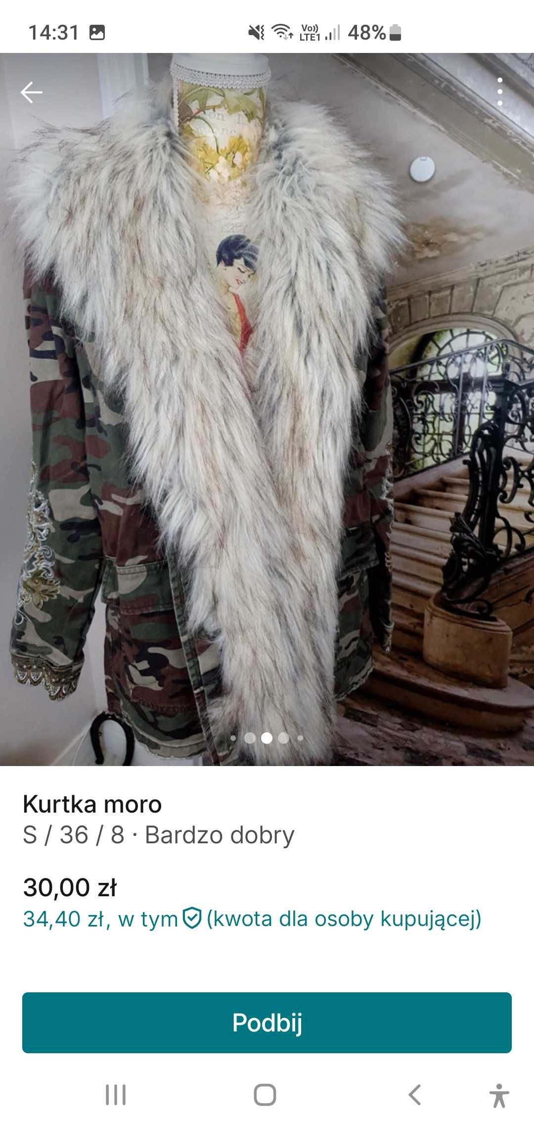 Kurtka moro damska