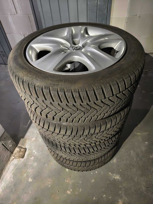 Kola stalowe 17” z oponami zimowymi Dunlop Winter Sport 5, Opel Zafira