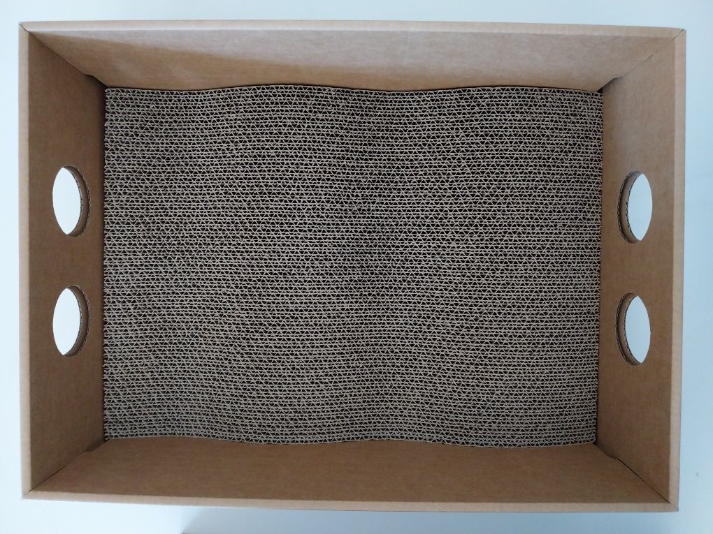 2 em 1: arranhador e cama para gato com 5 recargas NOVO ENVIO GRÁTIS