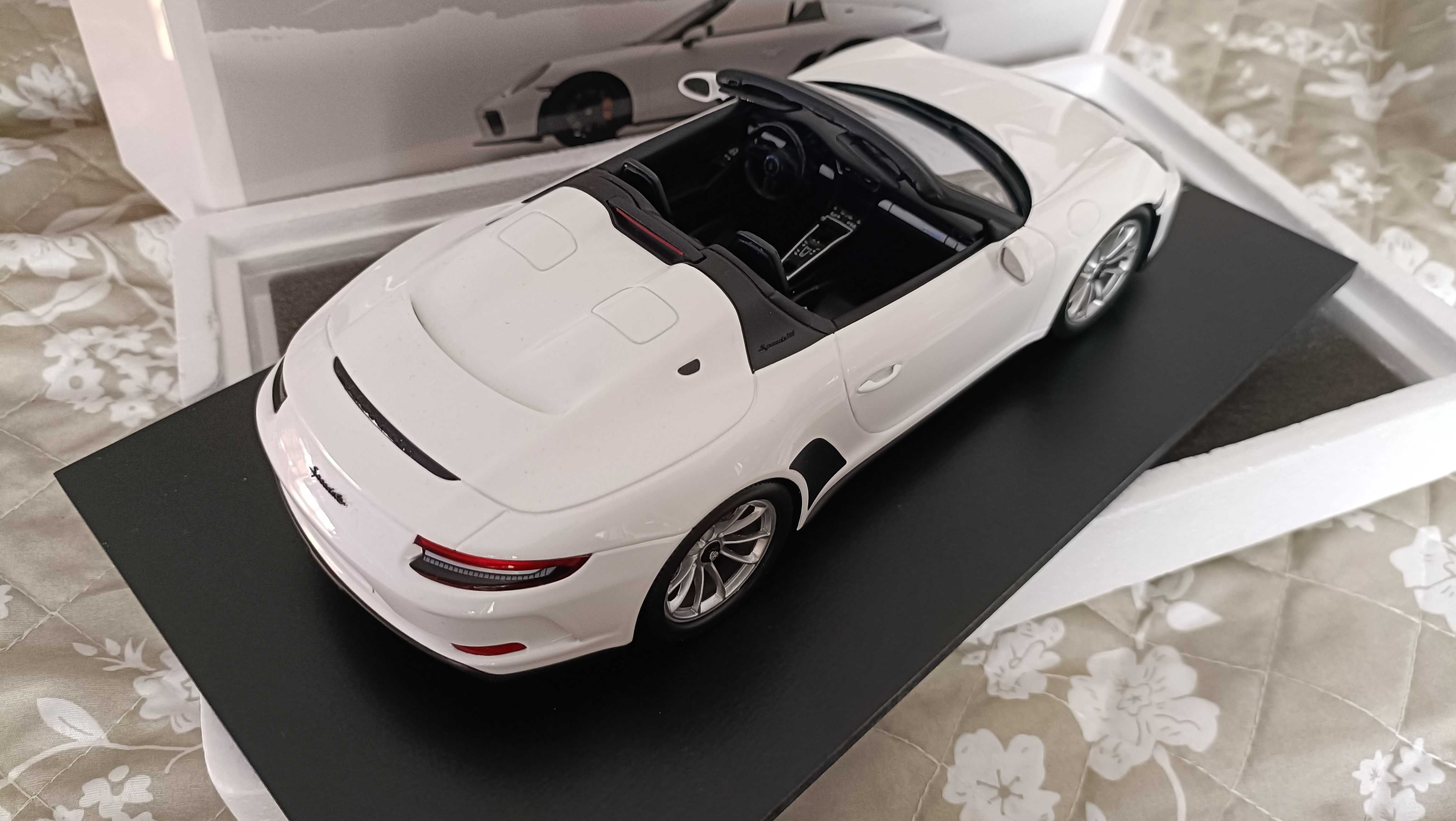 Porsche Speedster + Branco + 1/18 + Spark + Resina + Portes Gratis
