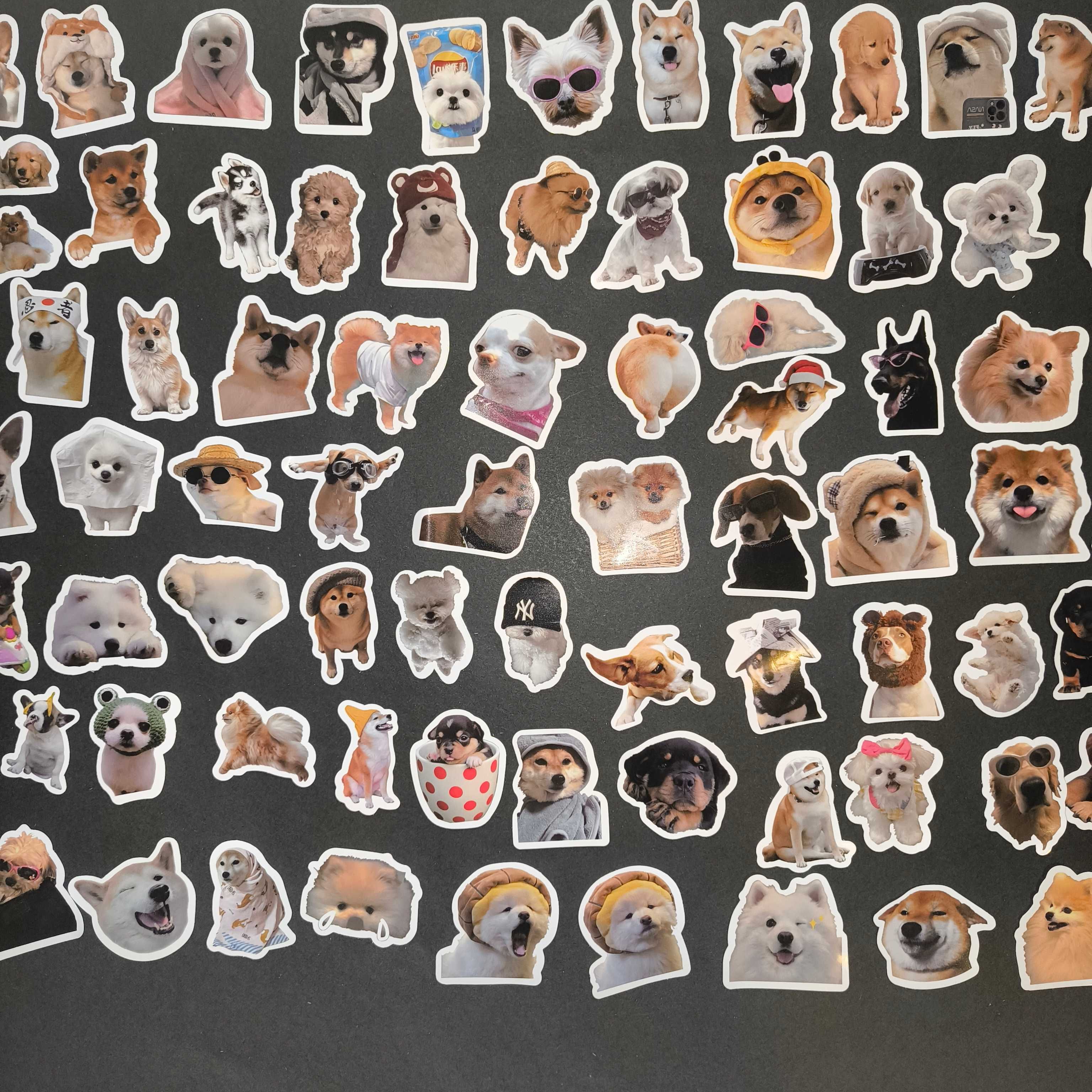 100 Autocolantes Stickers Cães