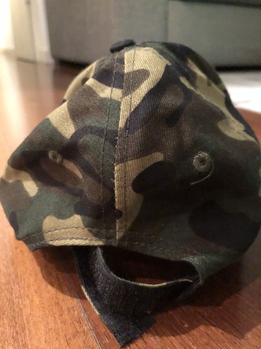 Boné infantil verde tropa