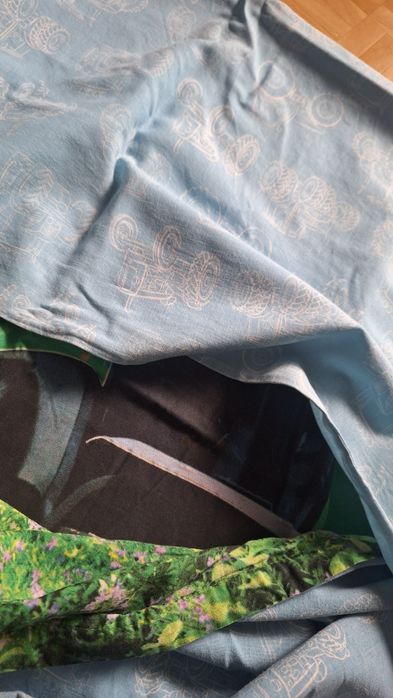 Świecąca pościel z traktorem