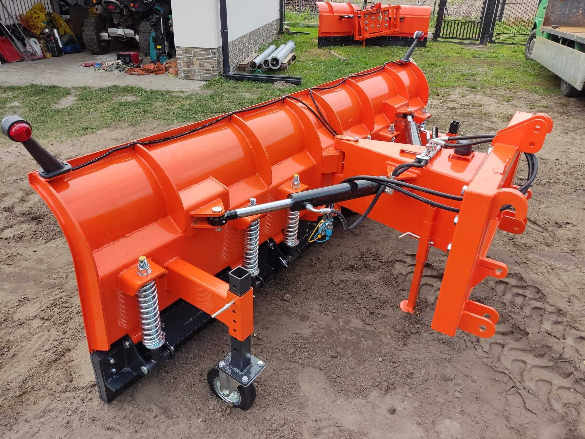 Pług ptosty komunalny euro/tuz amortyzacja do śniegu Metal-Technik