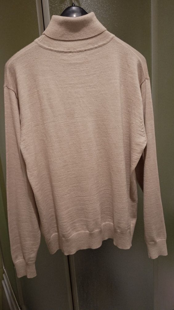 Franco Feruzzi  Sweter z golfem, 50% Wełna (Merino), Rozmiar XL-XXXL