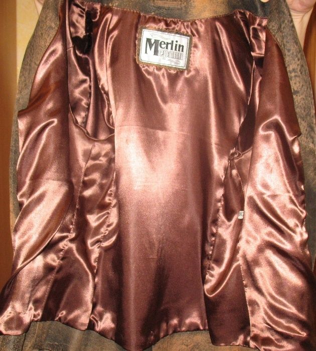 Кожаная куртка женская (нубук) Merlin