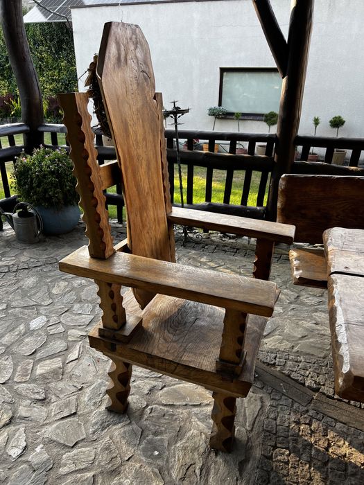 Debowe meble ogrodowe