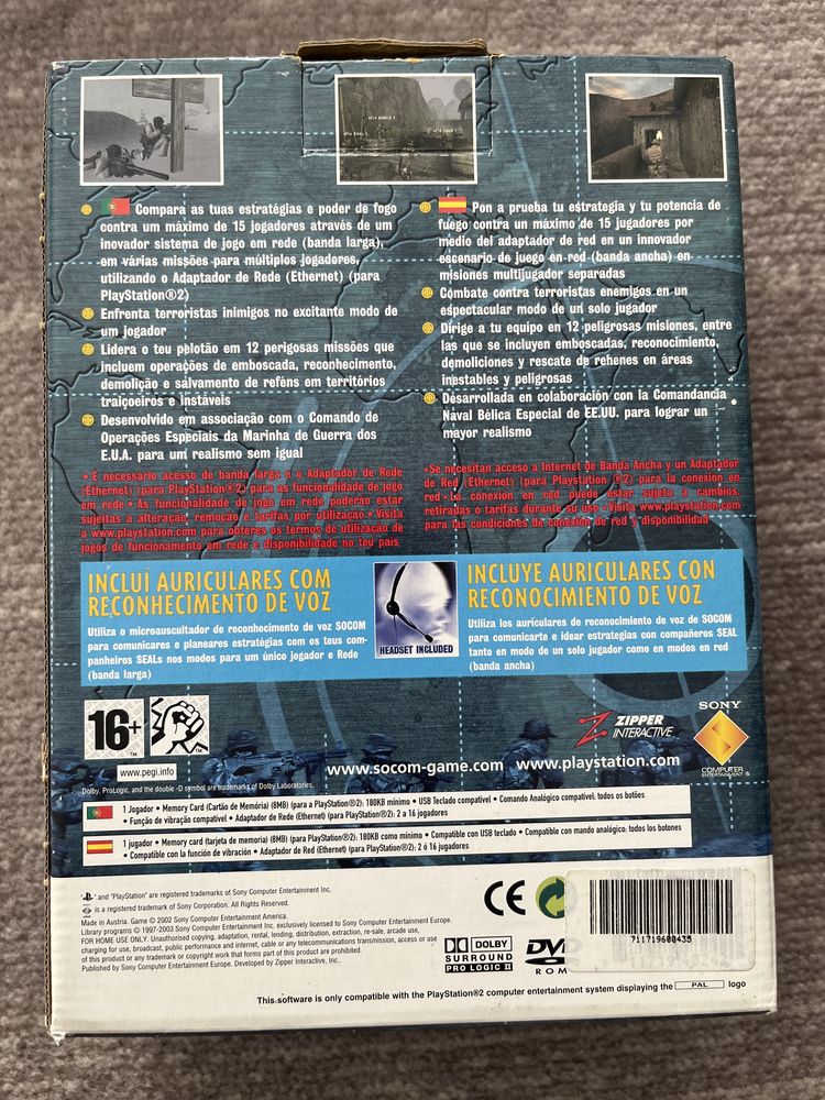 Jogo PS2 Socom US Navy Seals