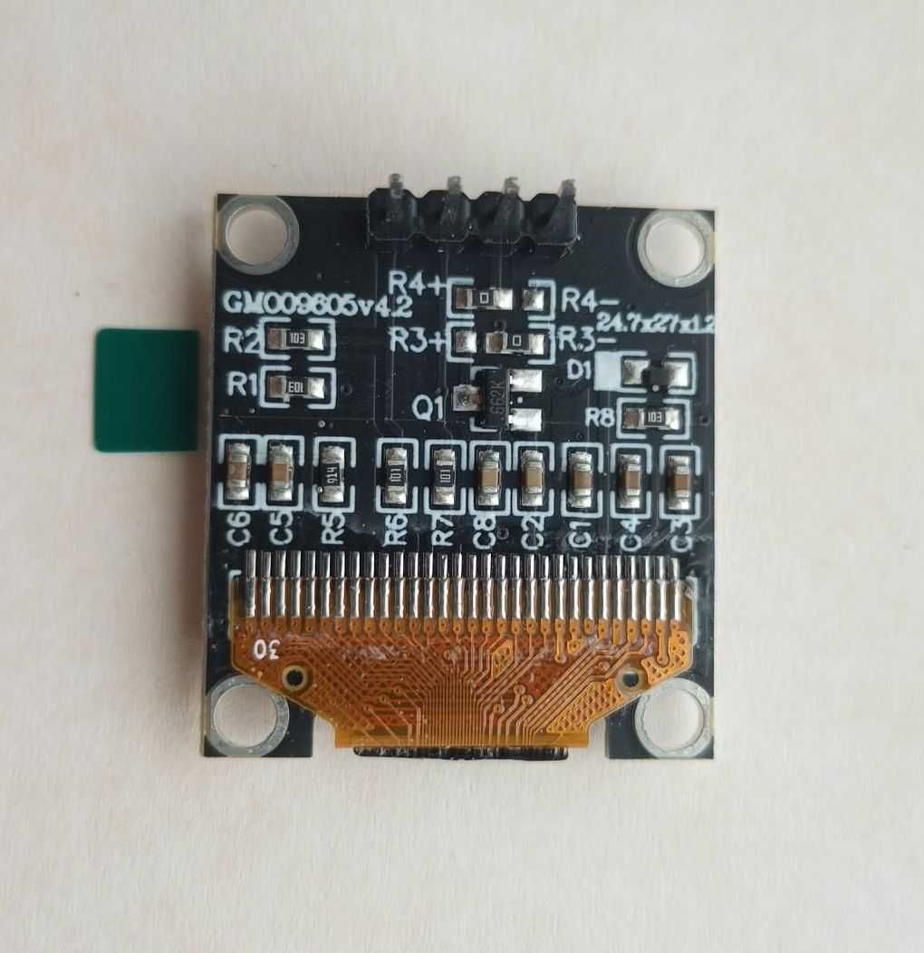 Arduino STM32 дисплей OLED 0.96" монохромный 128 х 64 I2C шина SSD1306