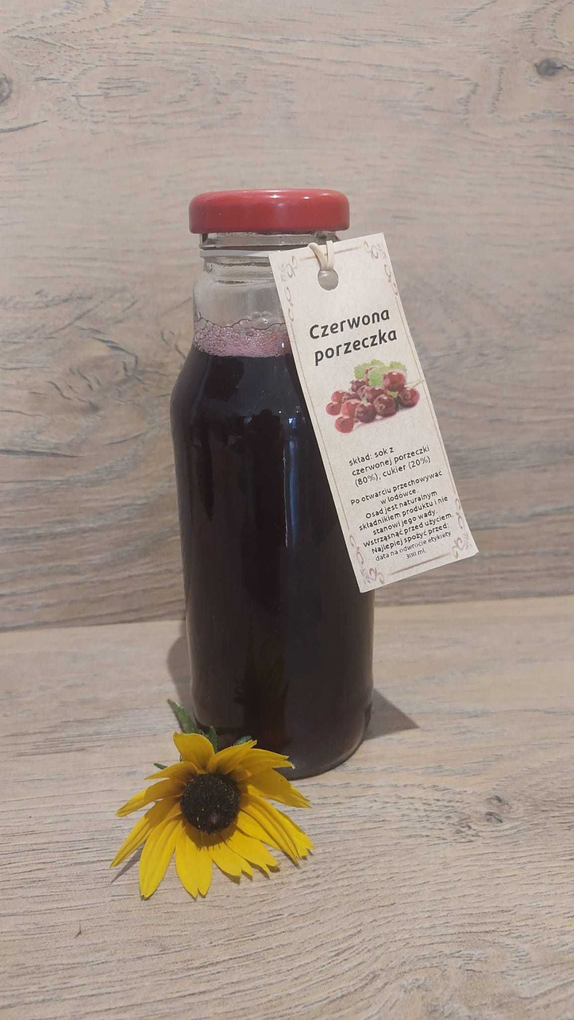 Sok z czerwonej porzeczki 300 ml