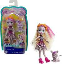 Лялька Enchantimals Zadie Zebra Doll з пітомцем