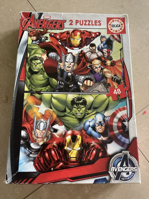 Puzzles Spiderman/Avengers 48/60/100 peças
