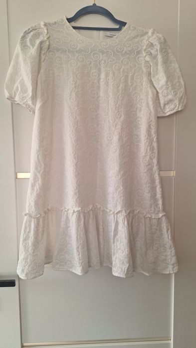 Sukienka biała dziewczęca Reserved 152