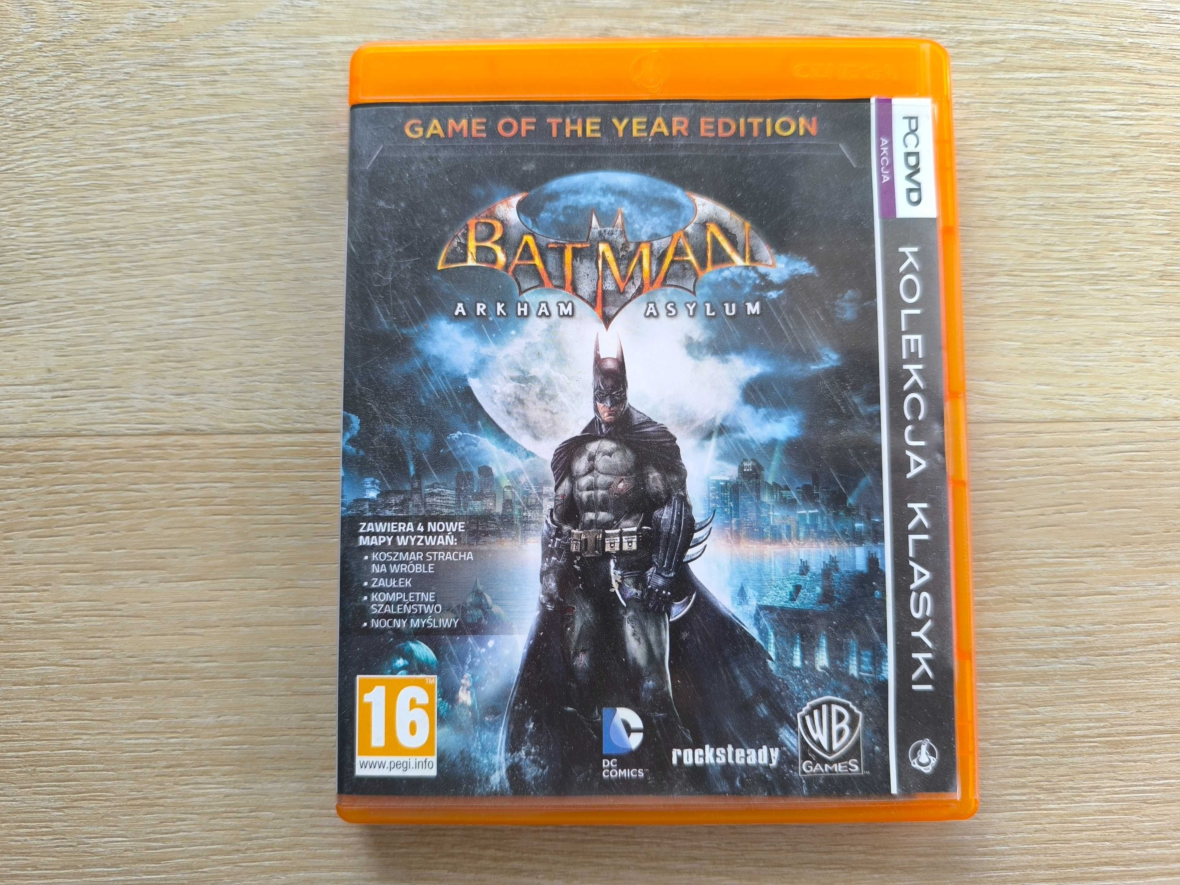 Batman Arkham Asylum GOTY [PC] (POLSKA WERSJA) - BOX