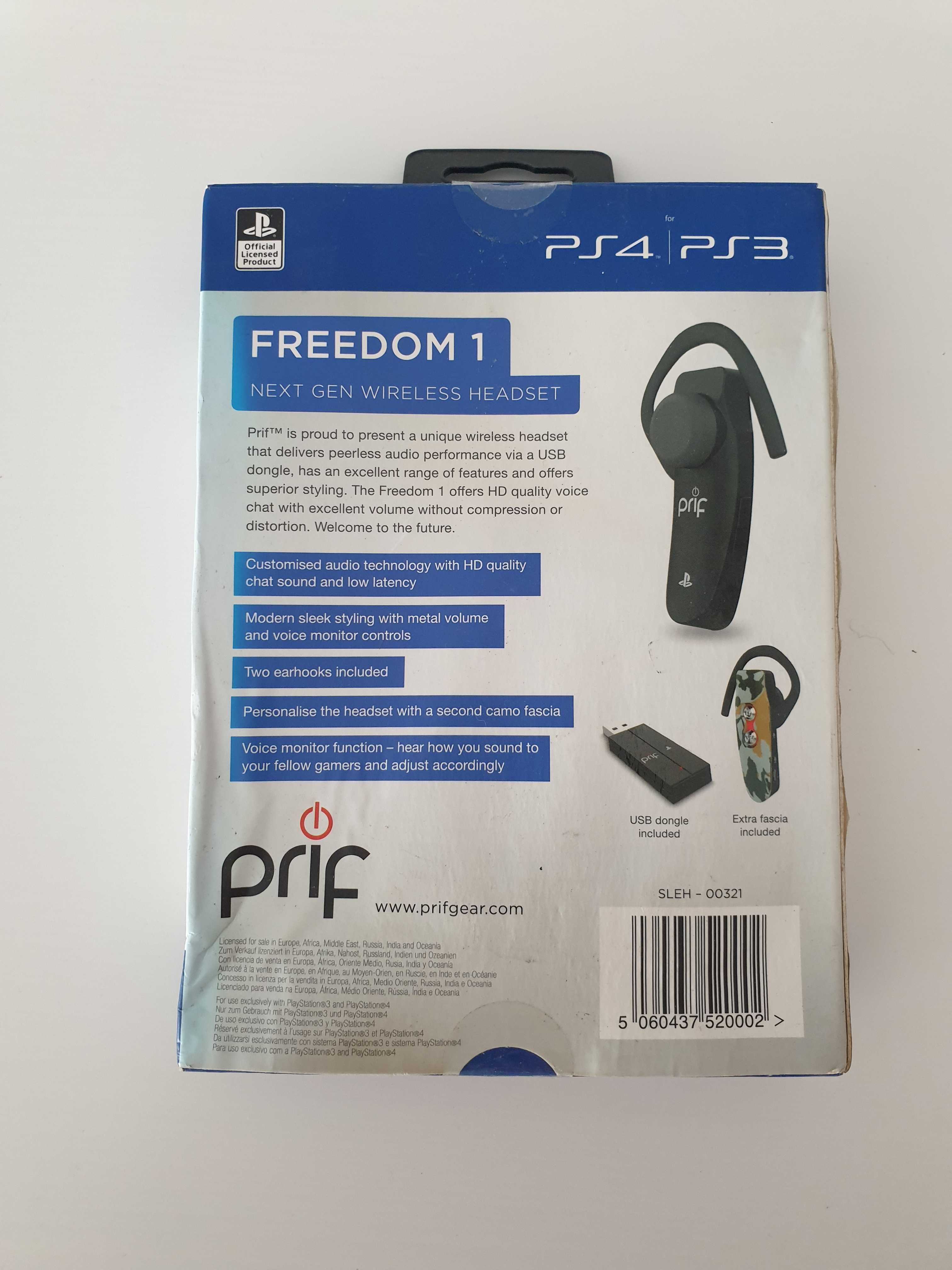 Headset Freedom1 Playstation 3/4