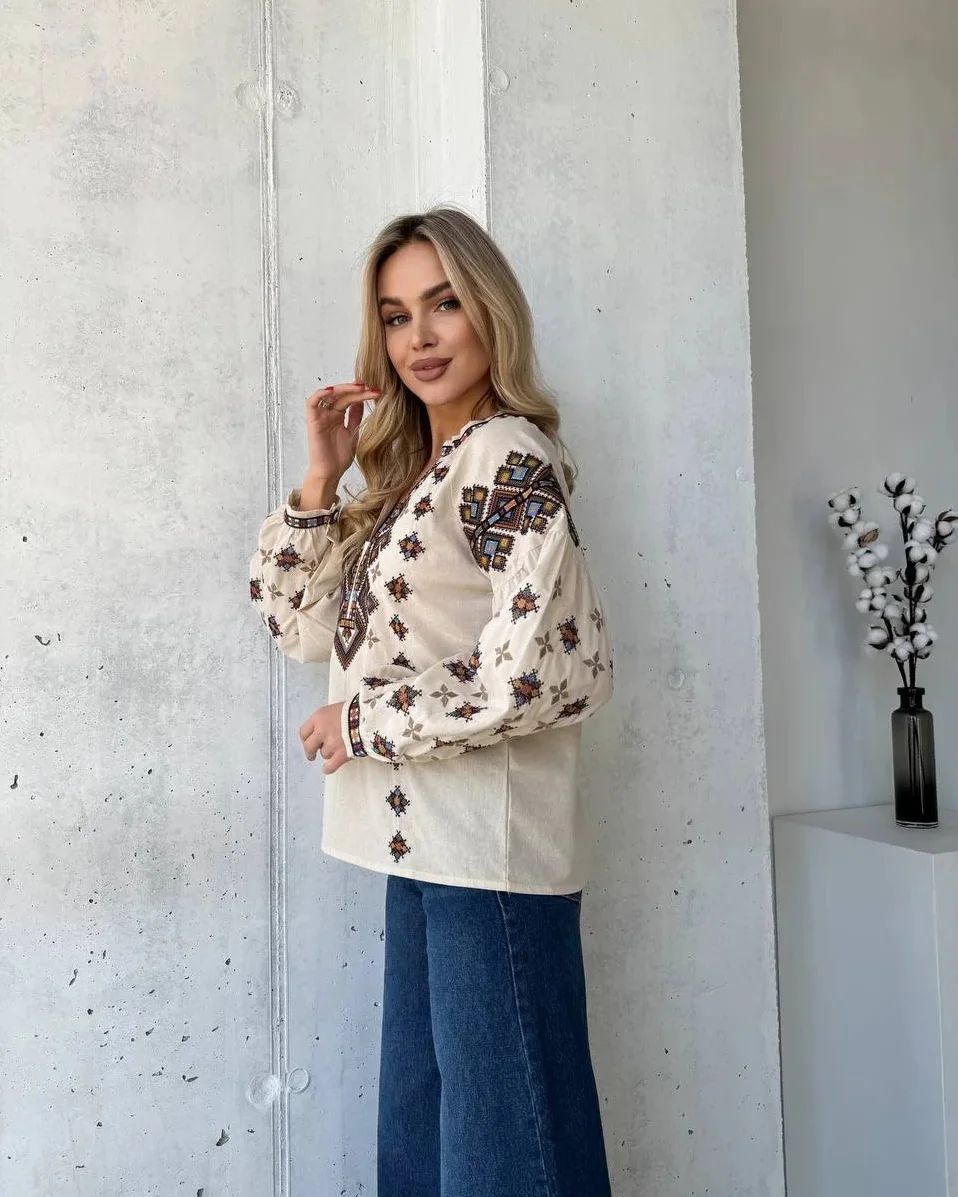 Вишита блуза/вишита сорочка/вишиванка xl,xxl,xxxl /український одяг