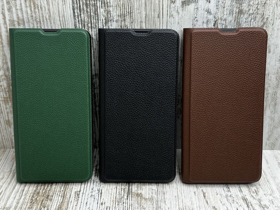 Чехол книжка Leather Fibra на Samsung A24/ A34/ A54 На магните. Чохол