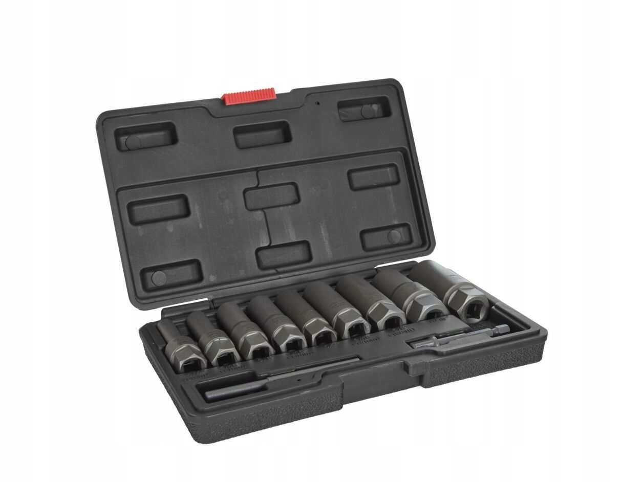 Zestaw Długich Nasadek Do Urwanych Śrub 6-19Mm Tvardy T00130